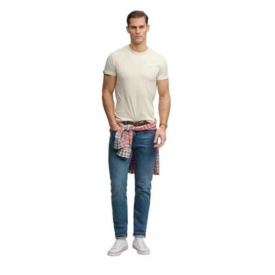 T-shirt met logo superdry essential stacked