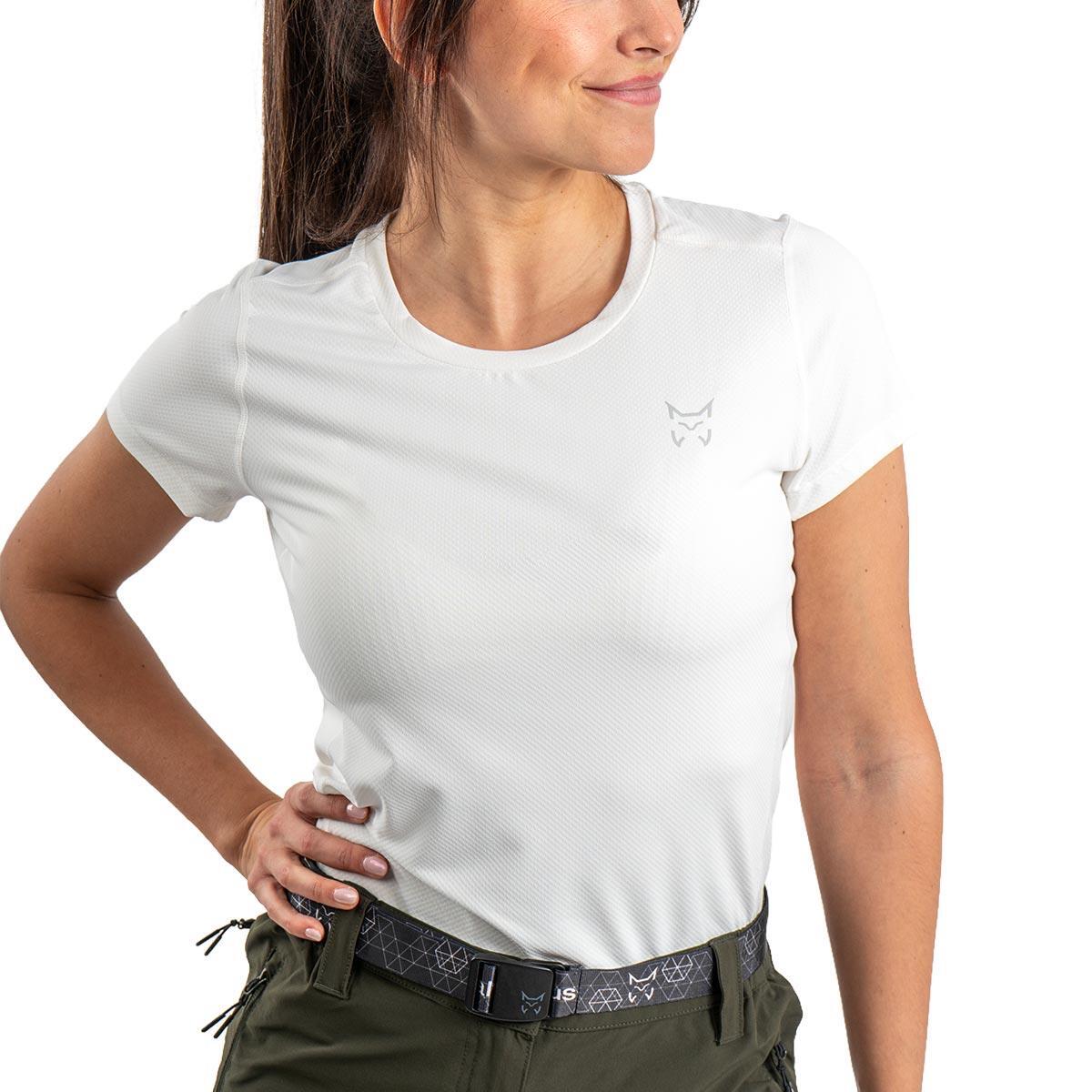 Camiseta manga corta Senderismo en la naturaleza Hombre ALTUS TISMA W L30 BLACK 6/6