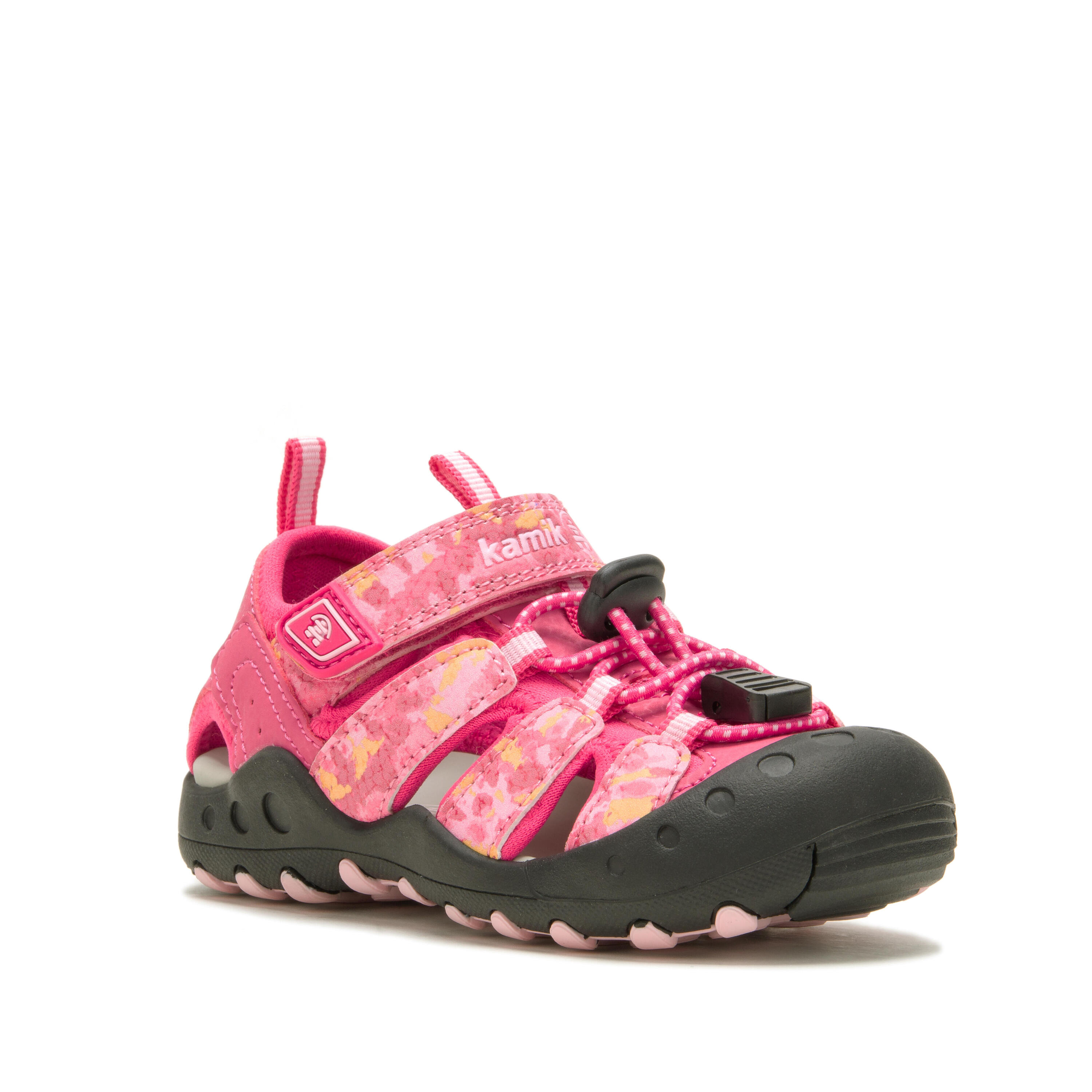 Youth CRAB PRINT Sandal Pink 2/5