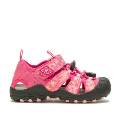 Jeugd crab print sandaal roze