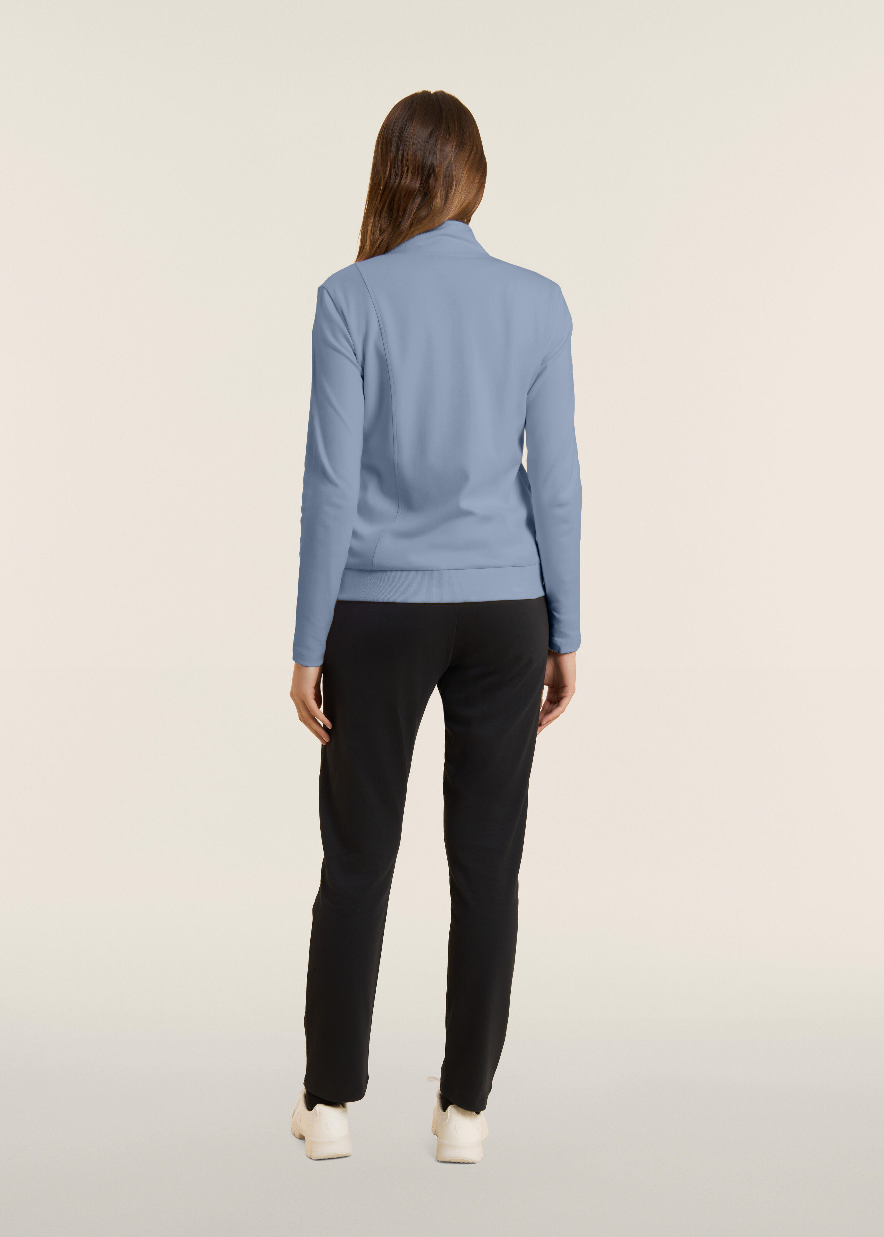 Jumpsuit met ritssluiting en hoge kraag, logo met strass-steentjes 3/5