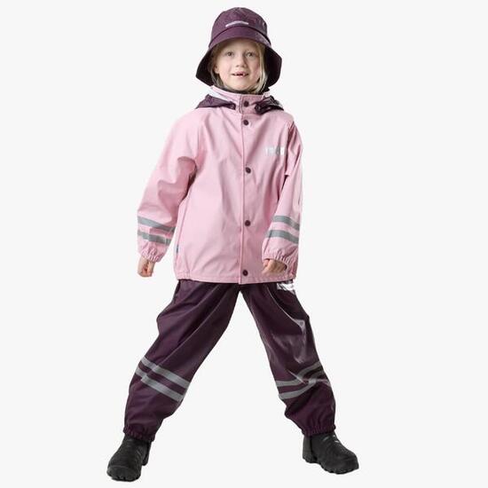 Ensemble imperméable coupe-vent randonnée junior Rusk Rain Set