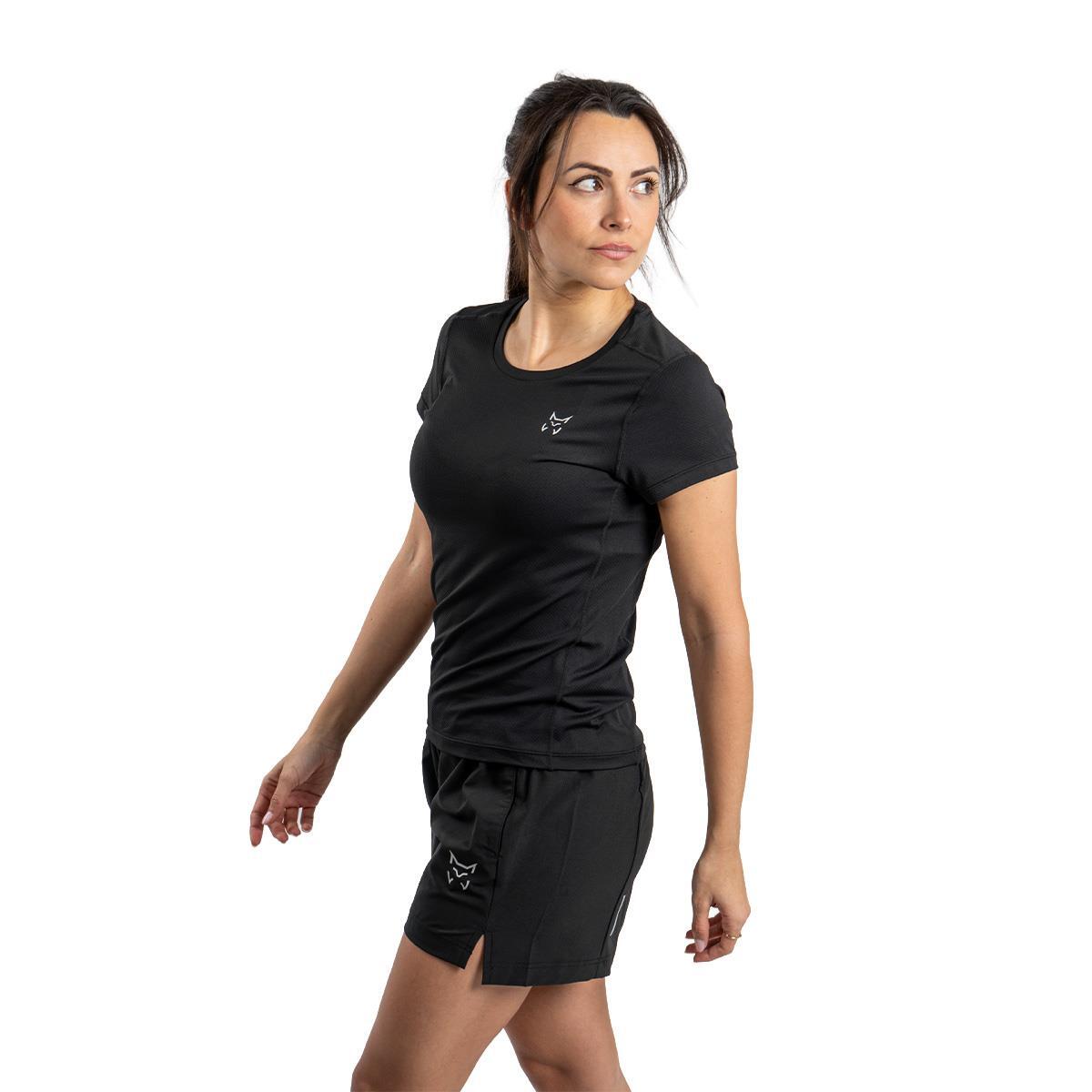 Camiseta manga corta Senderismo en la naturaleza Hombre ALTUS TISMA W L30 BLACK 6/6