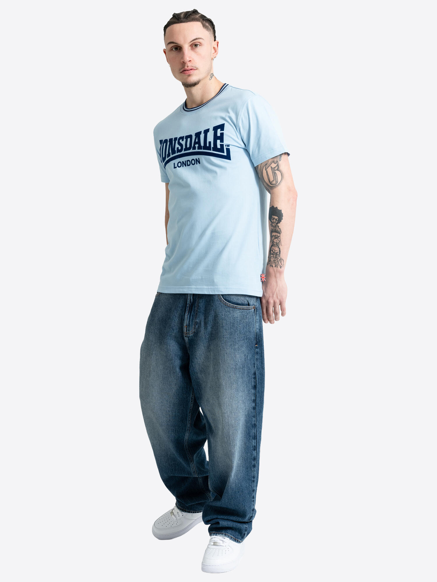 LONSDALE Heren-T-shirt normale pasvorm POTTERNEWTON 4/6