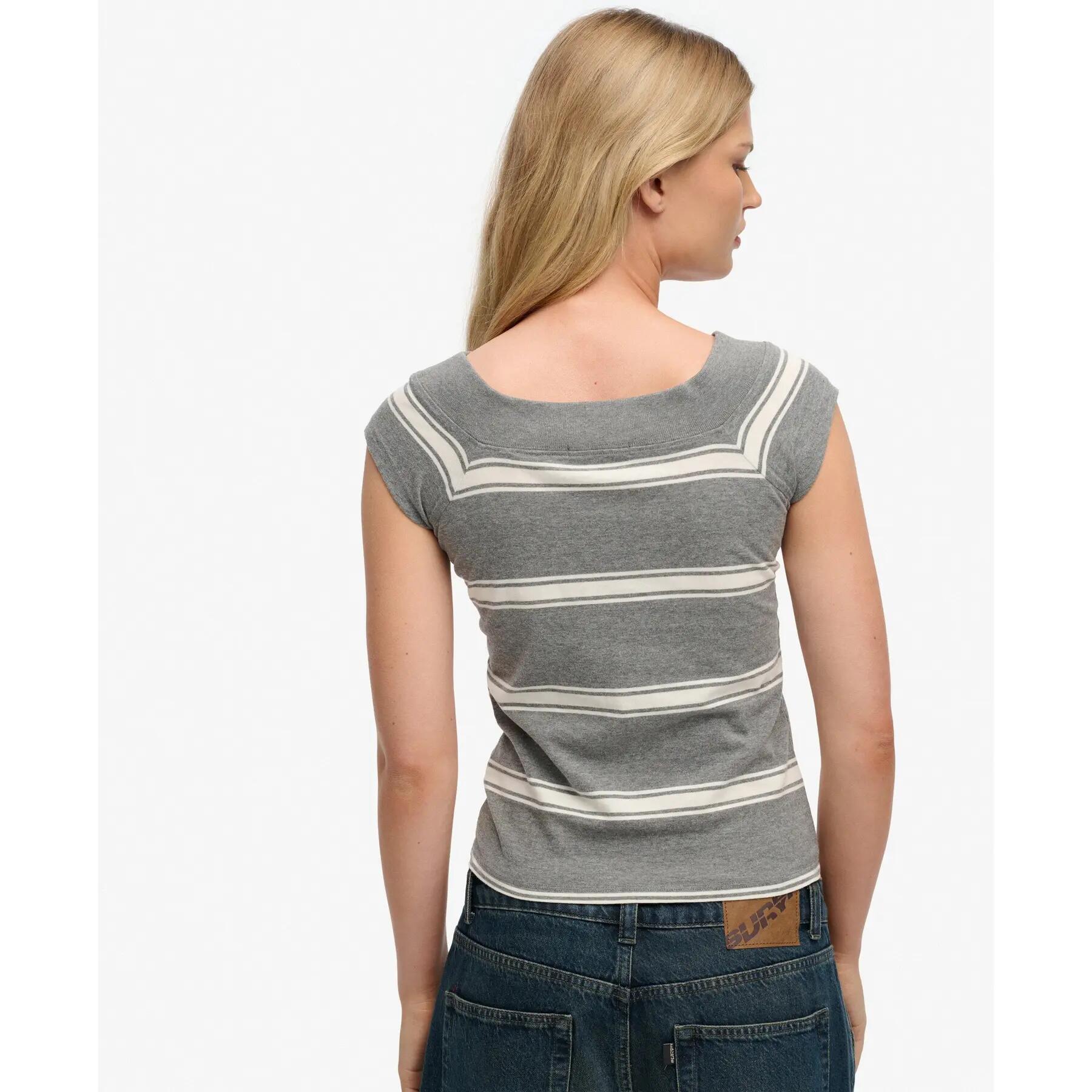 T-shirt à épaules dénudées femme Superdry Athletic 3/5
