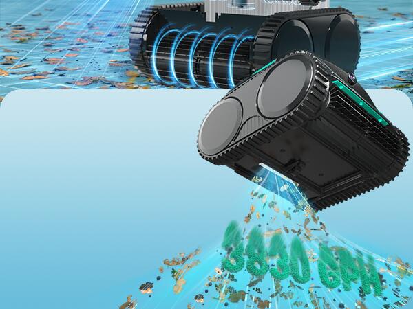 Robot piscine sans fil WYBOT C2 Vision - Navigation Vision, 180min, 8 modes 5/8
