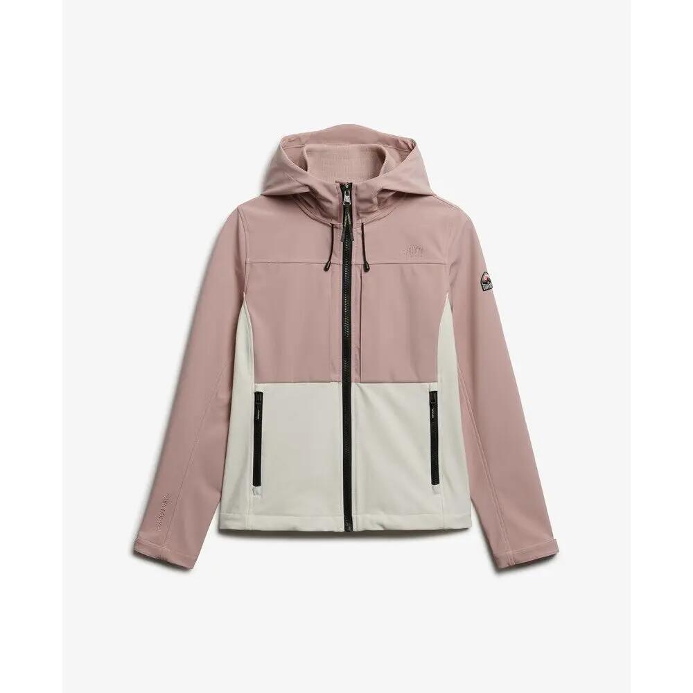 rose / blanc coton