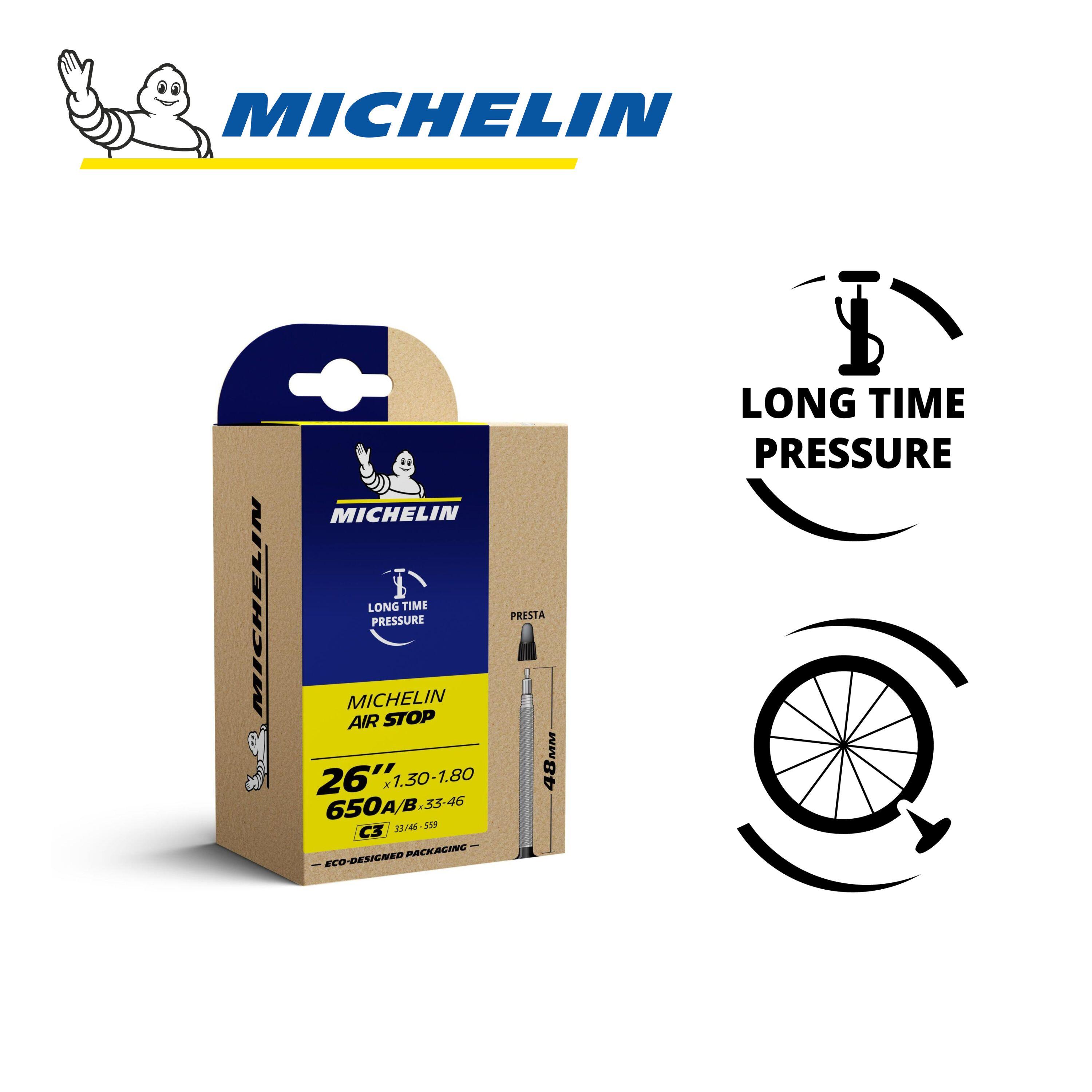Lot de 2 chambres à air C3 AIRSTOP 26" x 1,30-1,80 pour vélo ville – Presta 2/4