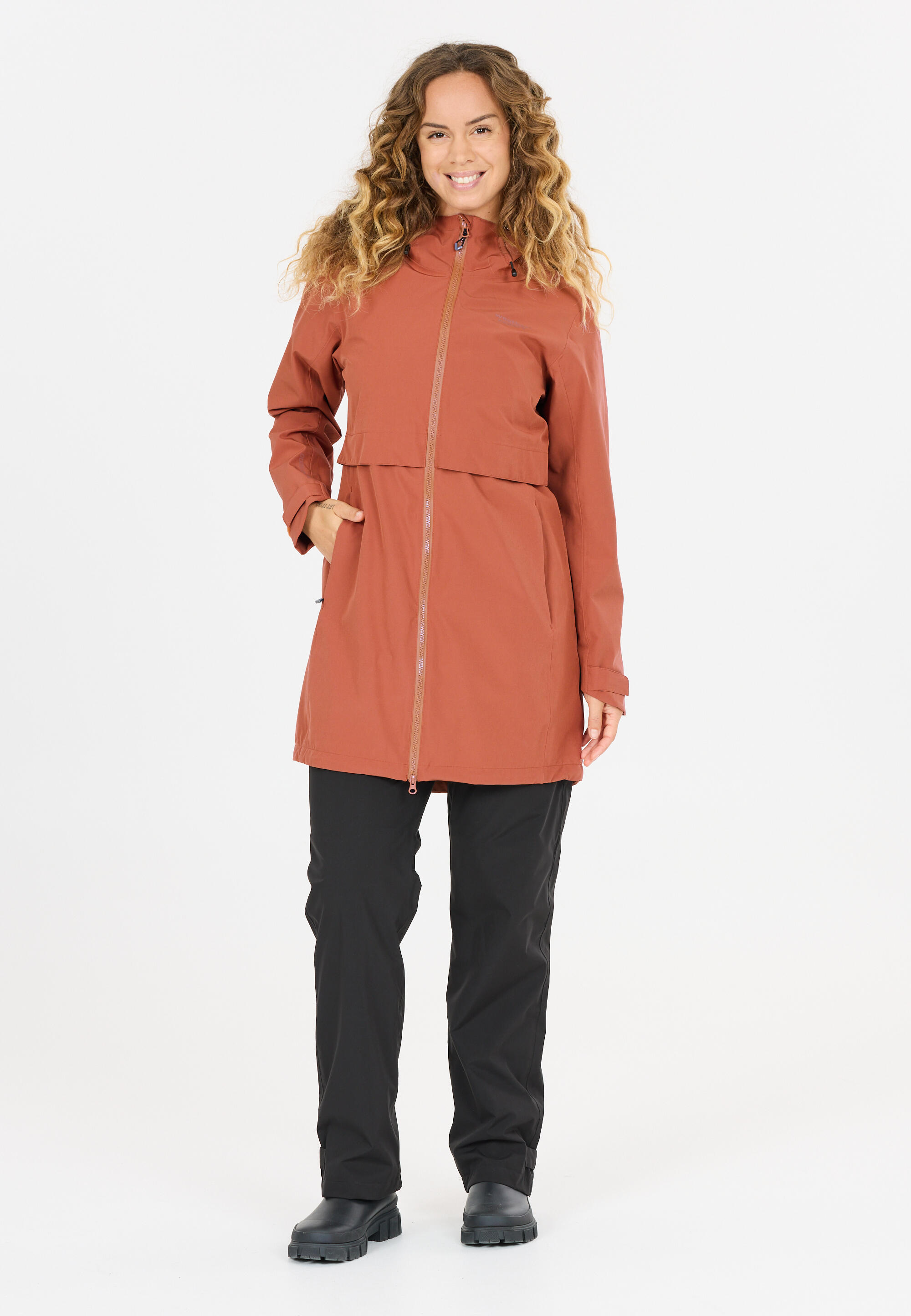 Lange Kapuzenjacke Damen Weather Report Dayton AWG W-PRO 15000 4/5