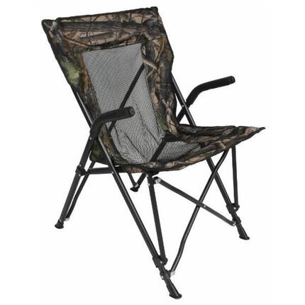 Chaise pliante Eurocatch Camou Mesh dossier haut