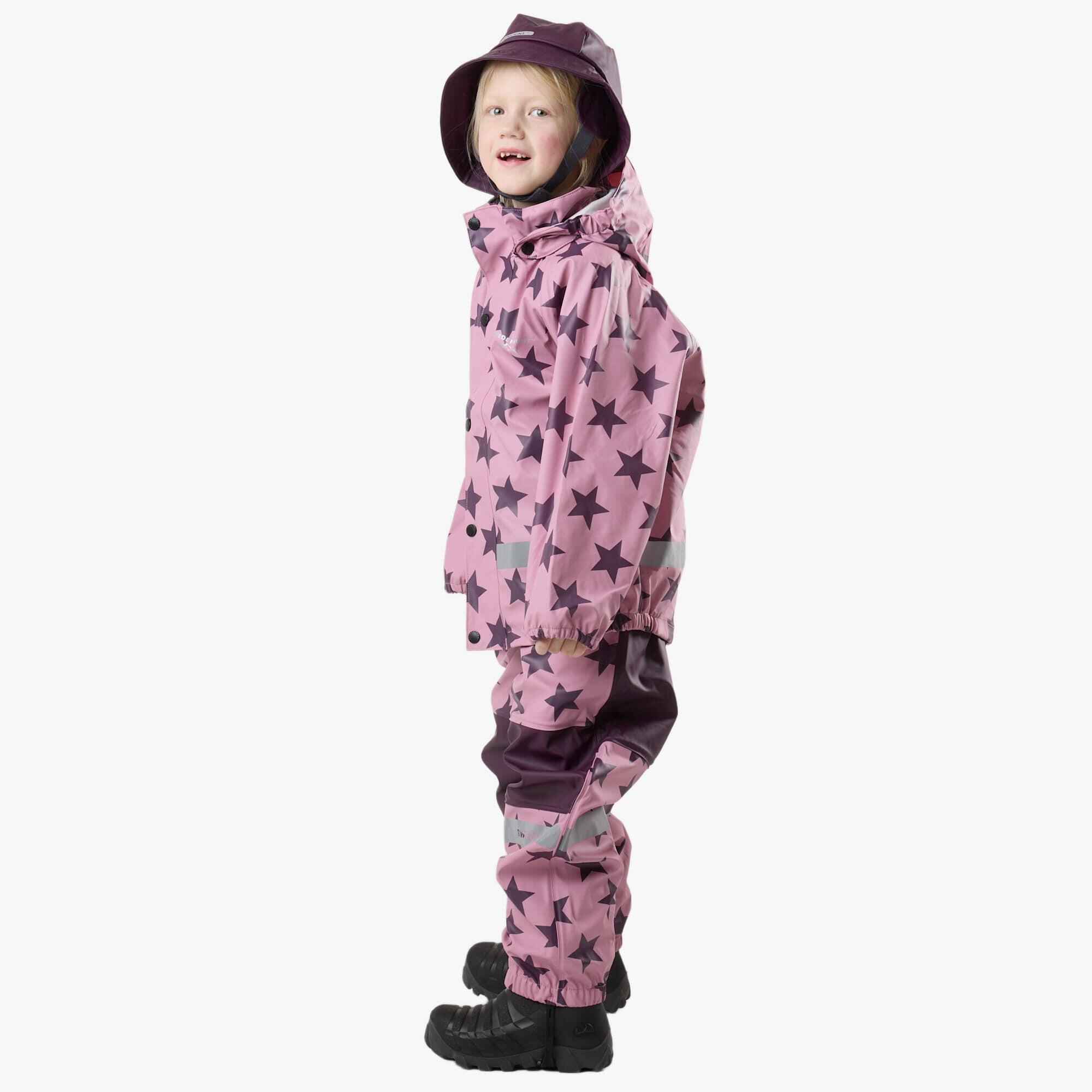 Set antipioggia da bambino Drop Rain Set impermeabile resistente al vento 4/7