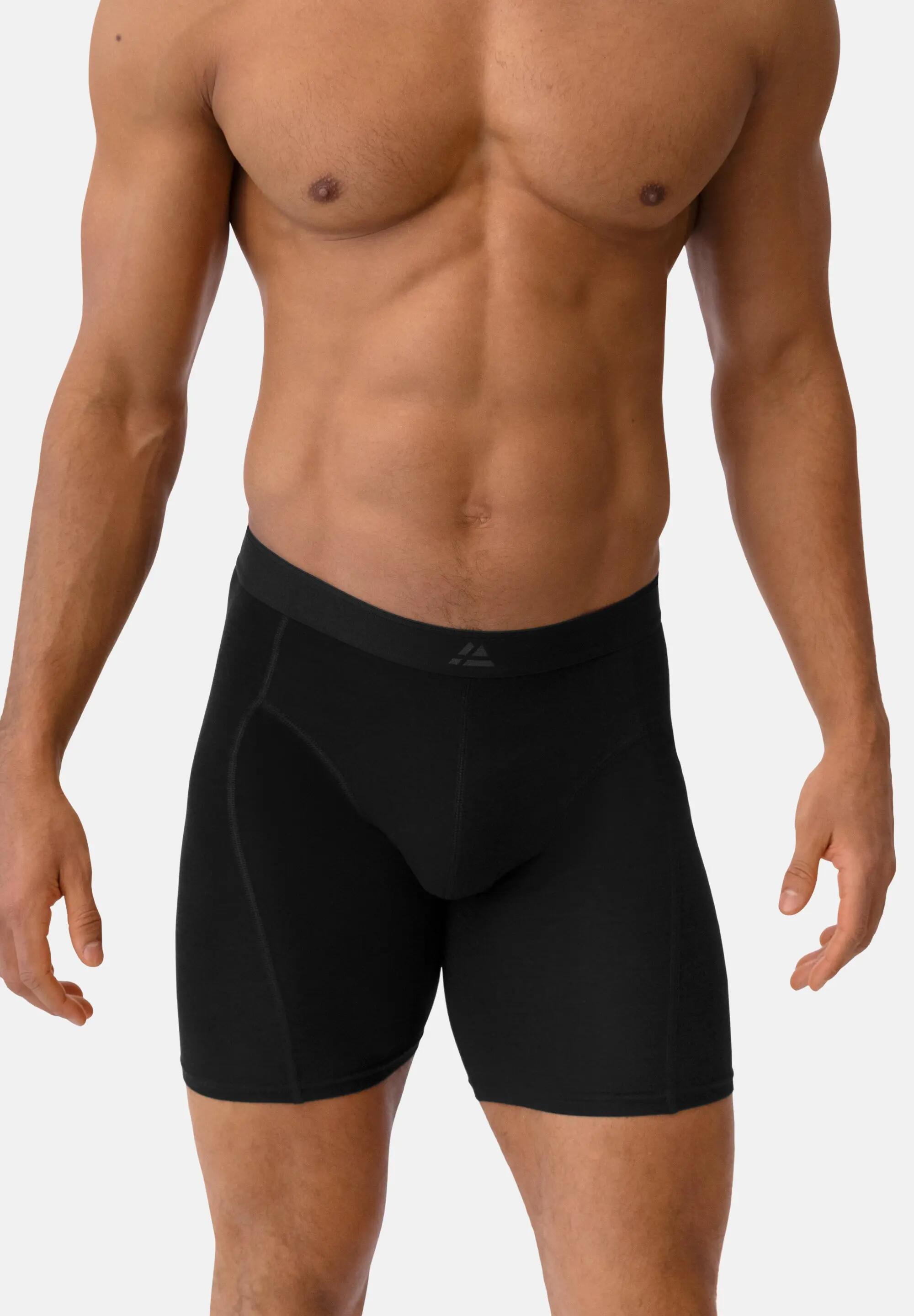 Boxers de bambú pierna larga extra 6 pares 5/6