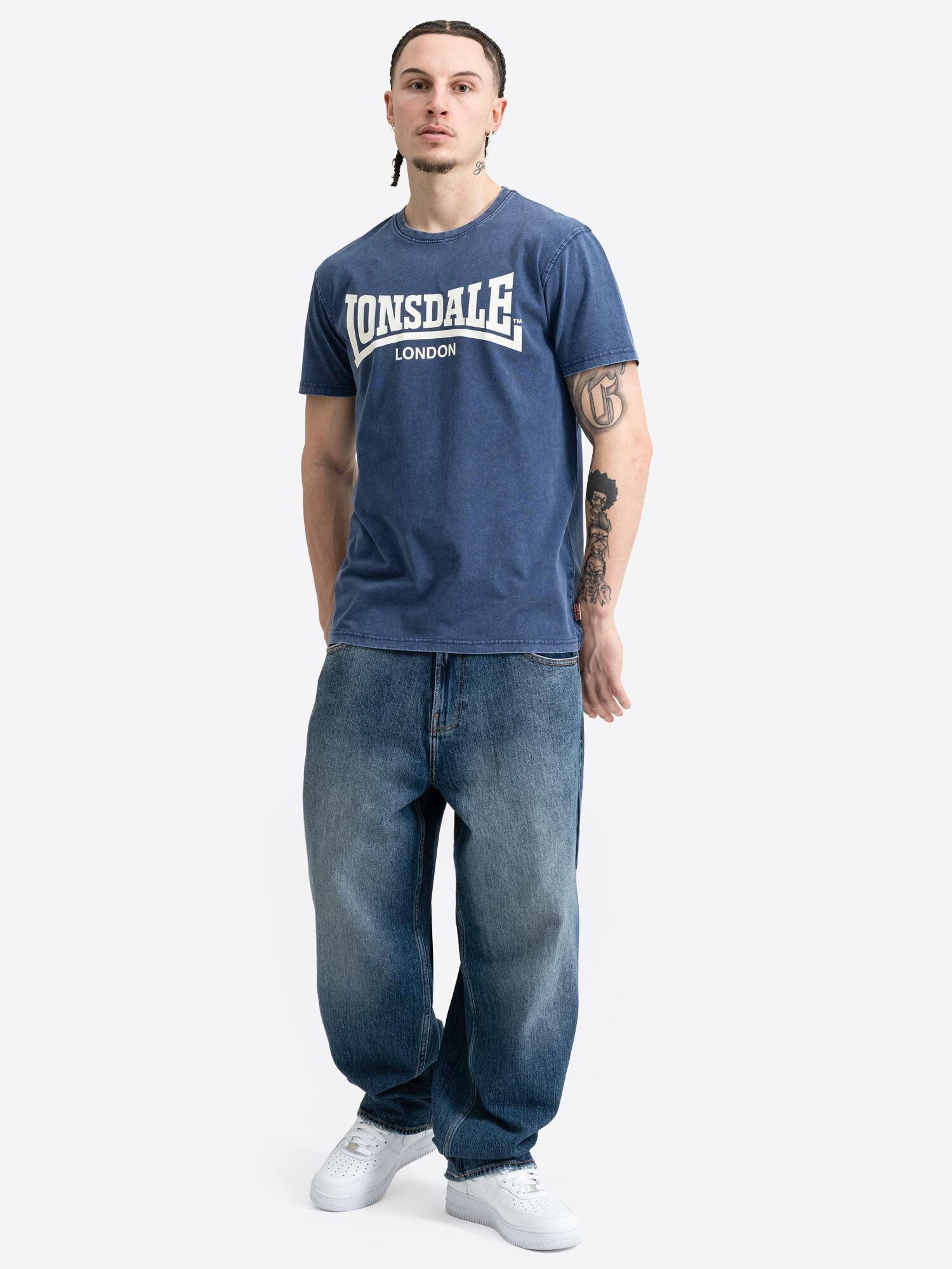 LONSDALE Heren-T-shirt normale pasvorm STOFA 3/6