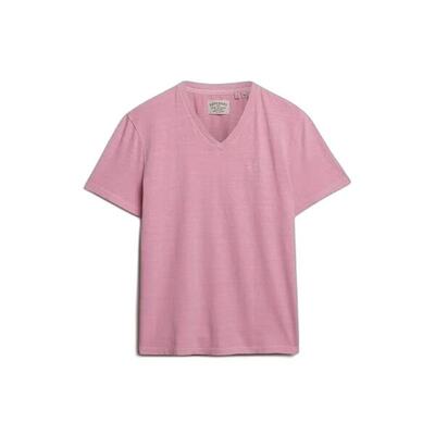 T-shirt met v-hals superdry classic