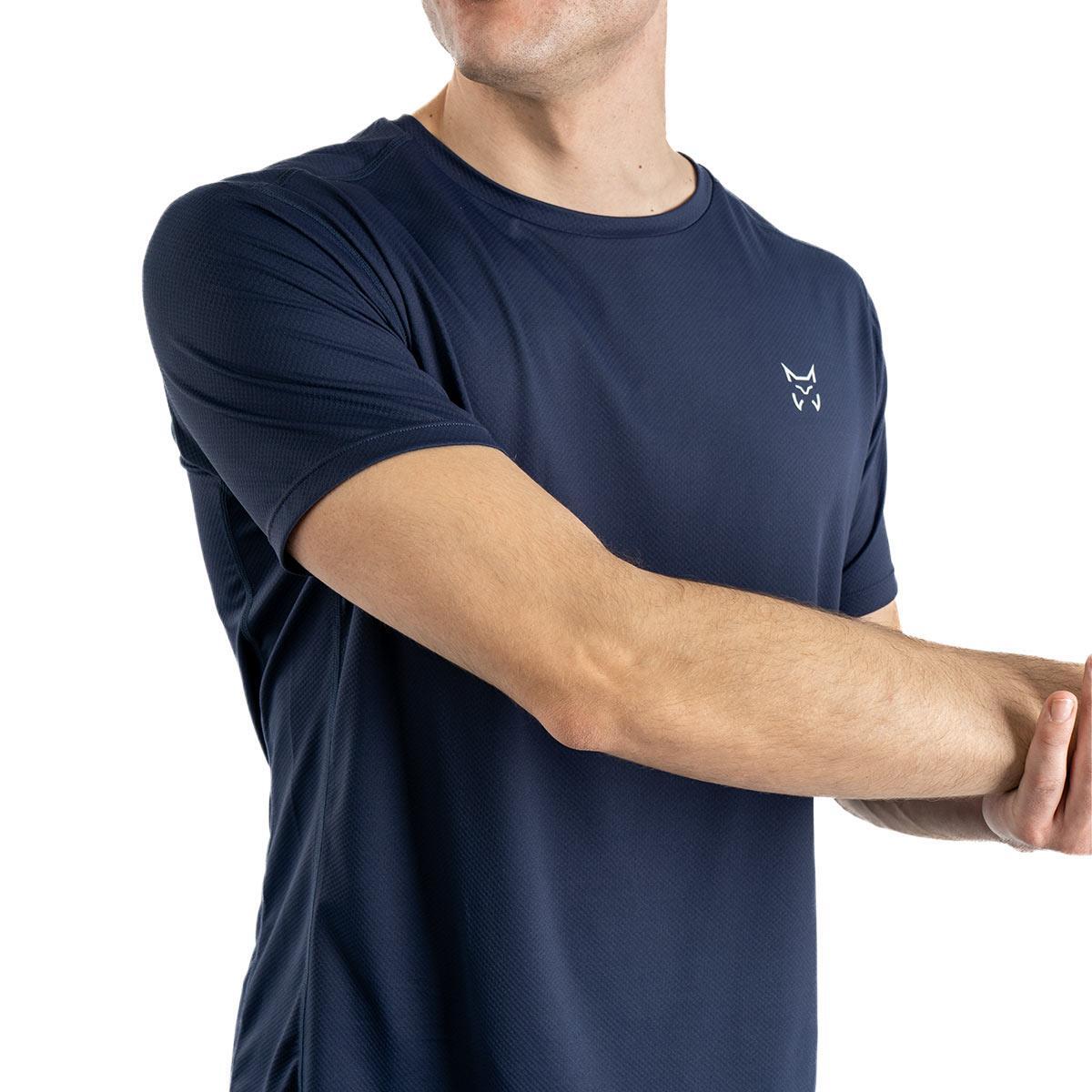 Camiseta manga corta Senderismo en la naturaleza Hombre ALTUS TISMA L30 BLACK 5/6