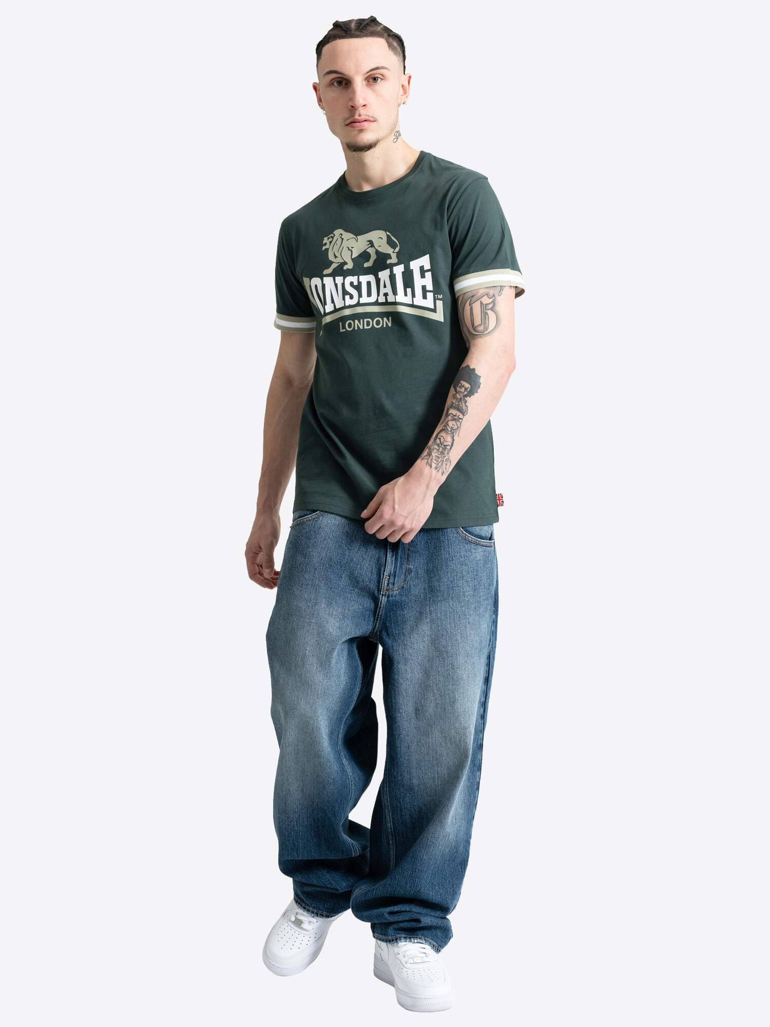 LONSDALE Herren T-Shirt normale Passform KERGORD 4/6