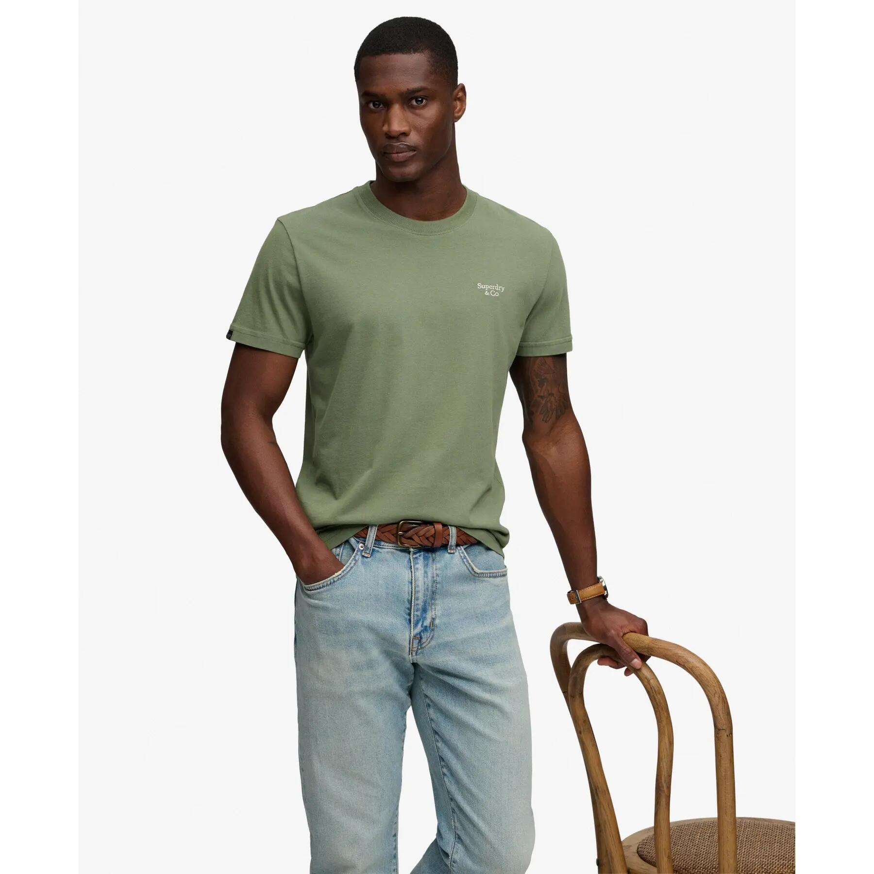 T-shirt avec logo Superdry Essential Serif 3/6