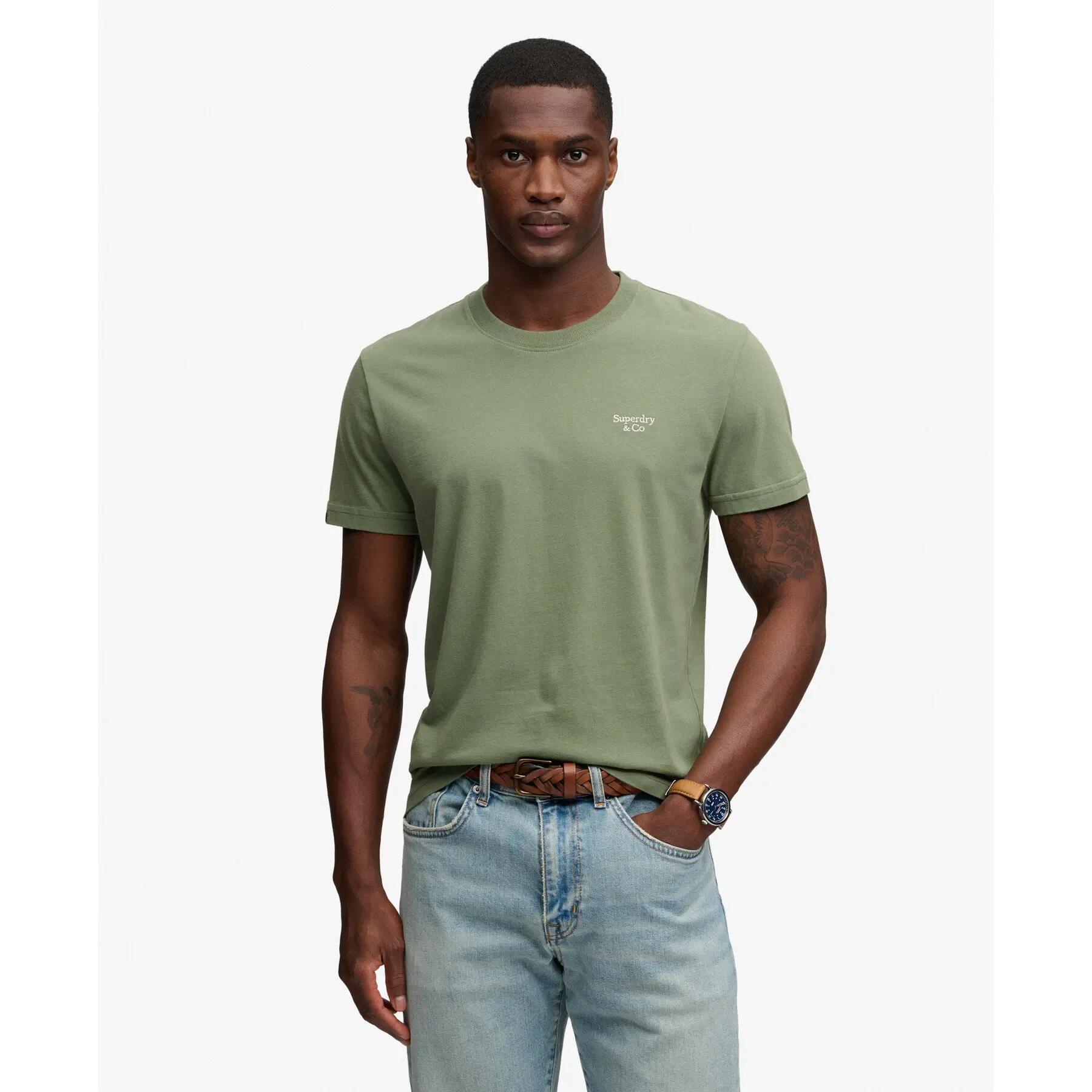 T-shirt avec logo Superdry Essential Serif 2/6