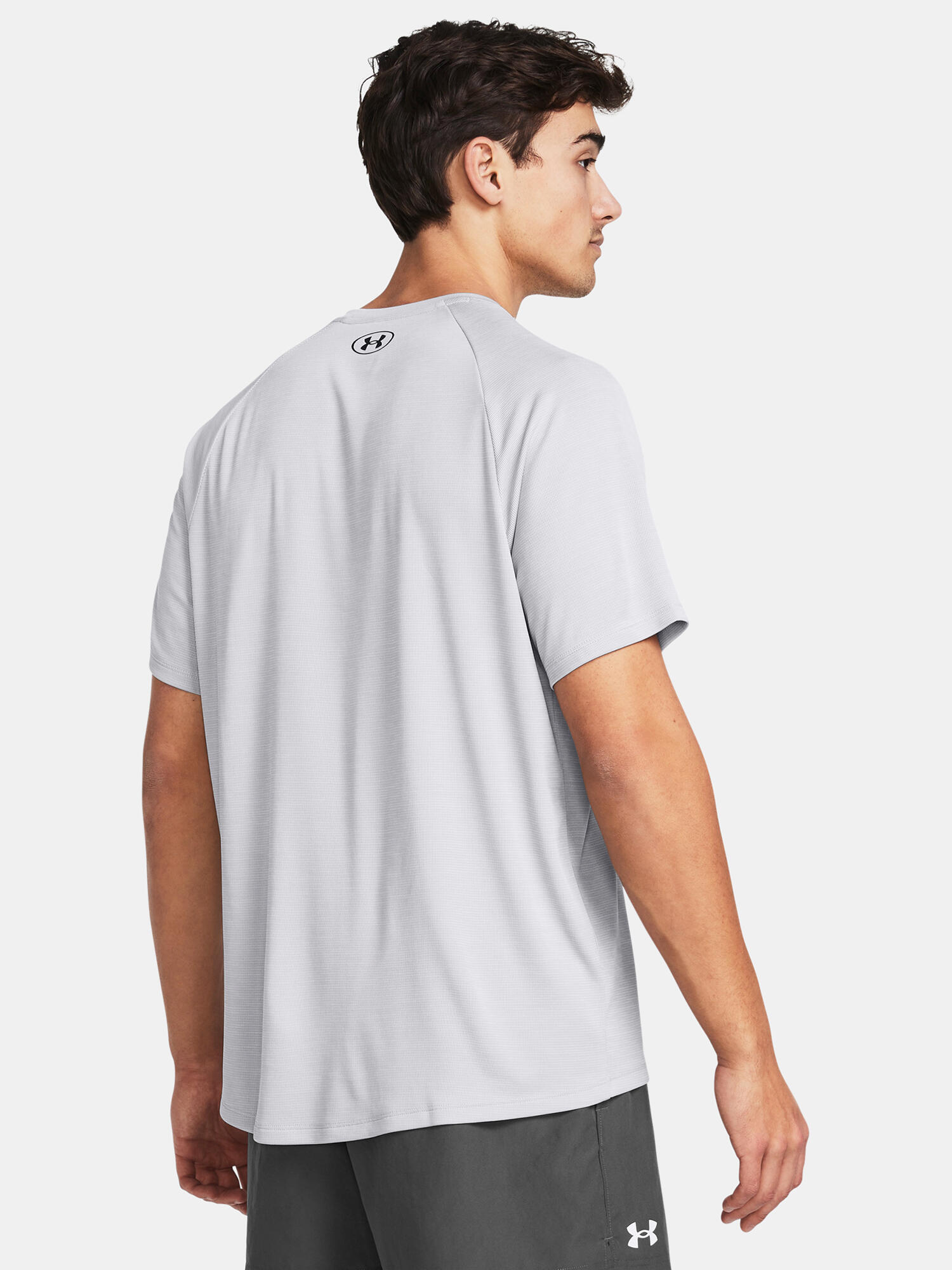 Koszulka T-Shirt Męski Treningowy Under Armour Szybkoschnący Biały 2/5