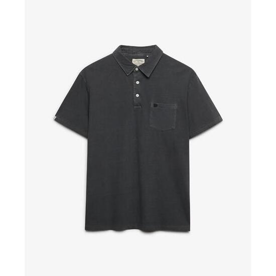 Polo en coton et lin classique Superdry