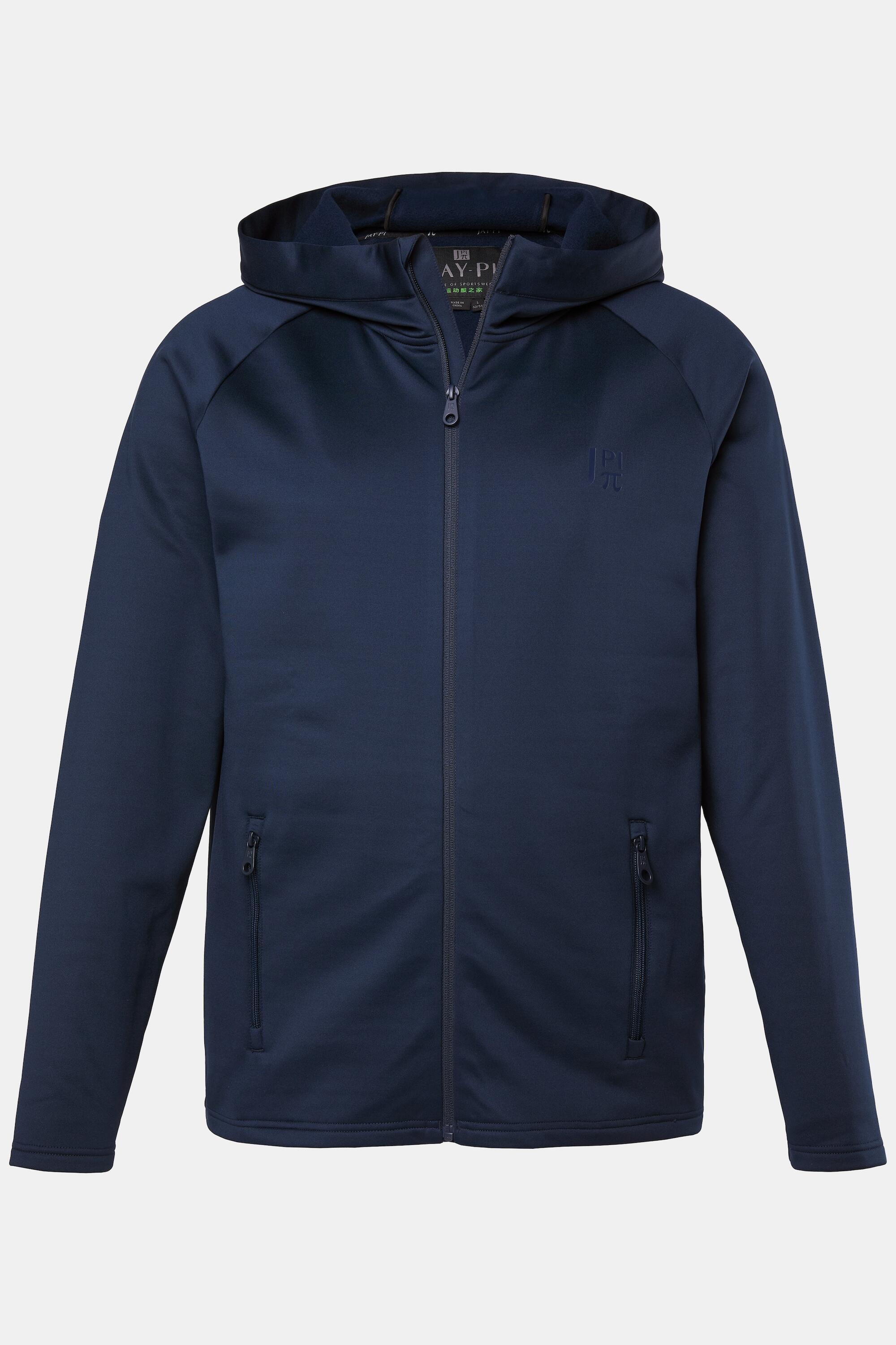 Heren sweatjack FLEXNAMIC® fitness softshell capuchon tot 7XL 4/5