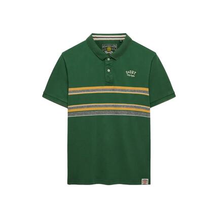 Koszulka polo w paski Superdry Vintage