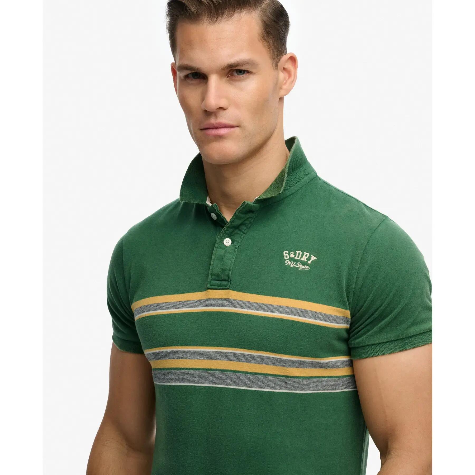 Koszulka polo w paski Superdry Vintage 7/7