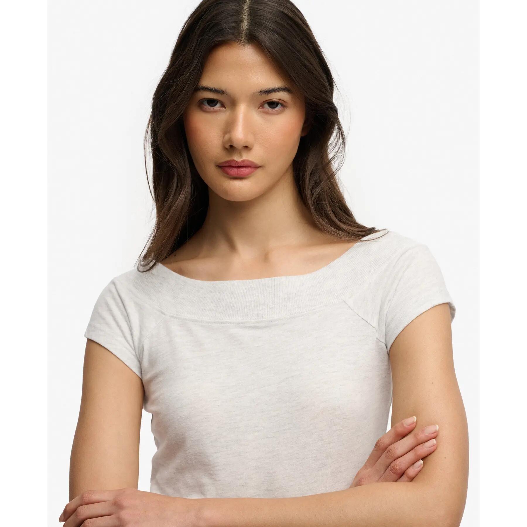 T-shirt da donna off-the-shoulder Superdry Athletic Essentials 5/5