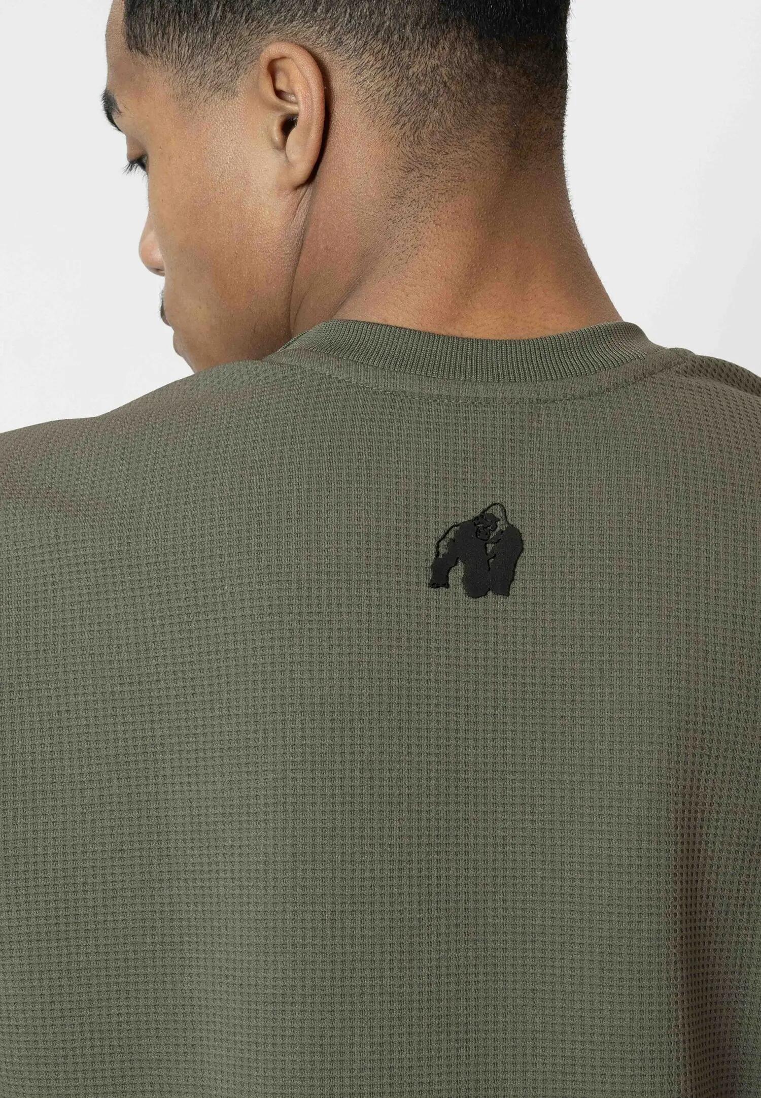 Idaho Énorme Waffle T-shirt - armée verte 6/6