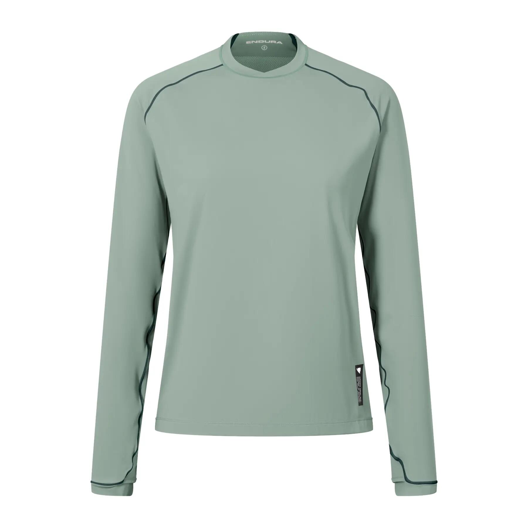 Endura Alltrack Roam tricou tehnic femei mânecă lungă verde