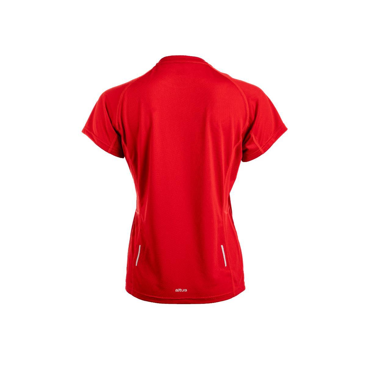Camiseta manga corta Senderismo en la naturaleza Hombre ALTUS EIRE W L30 RED 2/7