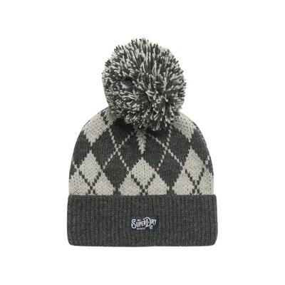 Gebreide muts met patroon voor vrouwen superdry