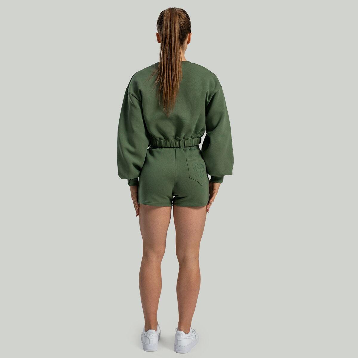 Donna palestra felpa verde Lunar 5/6