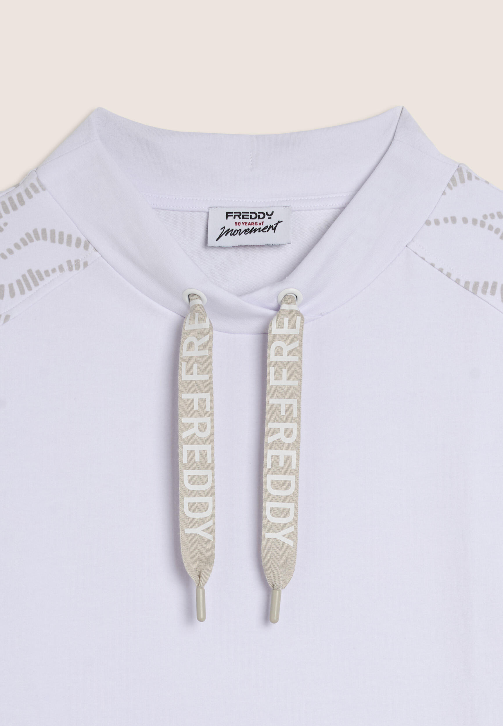Sweat-shirt avec col croisé et motif graphique 3/3