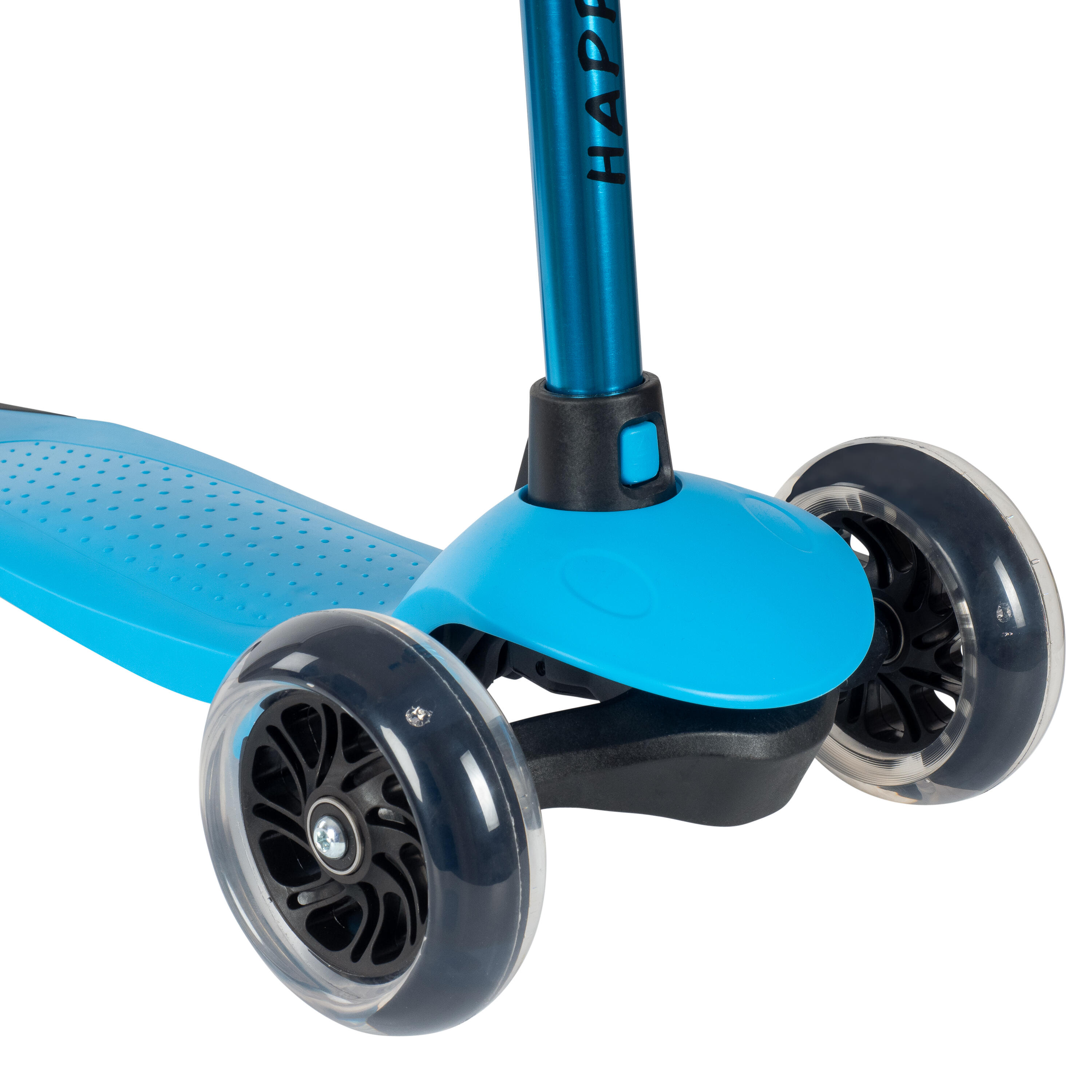 Trottinette enfant - 3 roues lumineuses - hauteur reglable - bleu 3/5