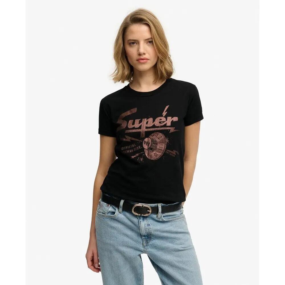 T-shirt da donna aderente Superdry Band Merch 3/7