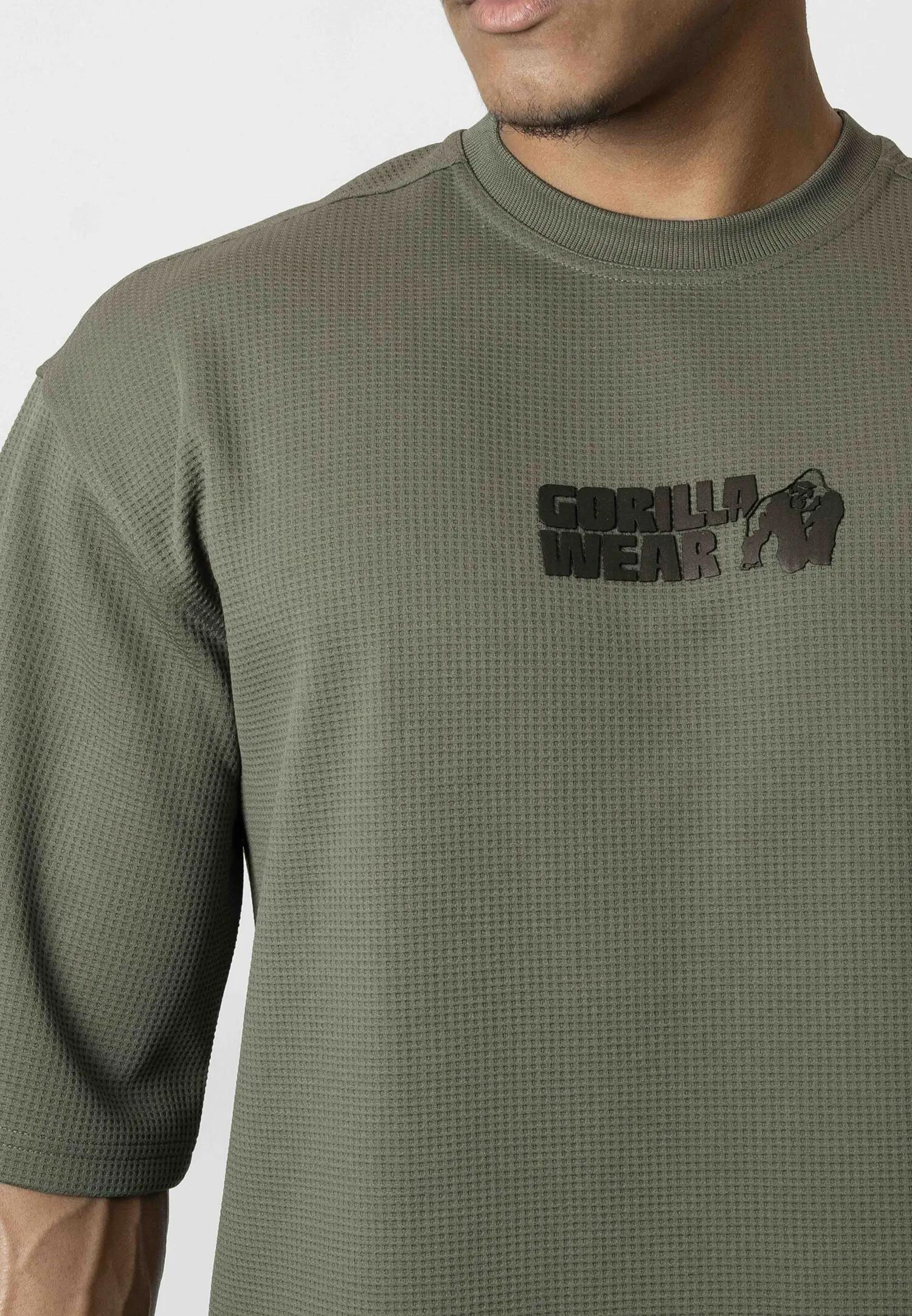 Idaho Énorme Waffle T-shirt - armée verte 5/6
