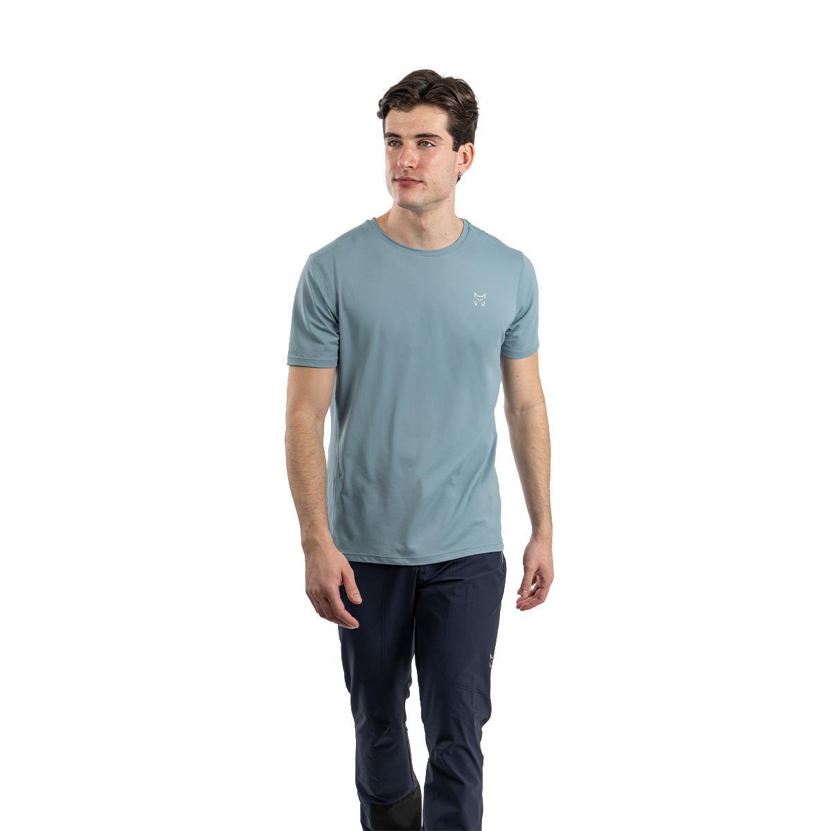 Camiseta manga corta Senderismo en la naturaleza Hombre ALTUS TISMA L30 BLACK 6/6