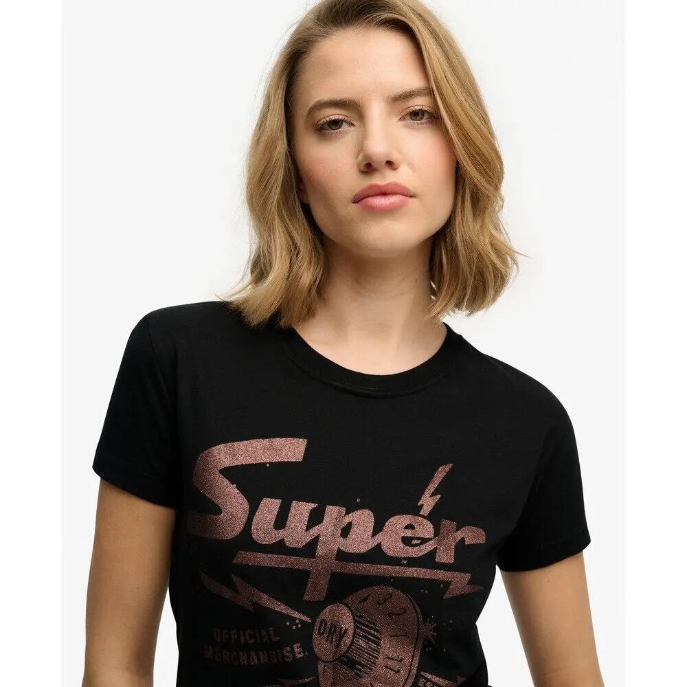 T-shirt da donna aderente Superdry Band Merch 6/7