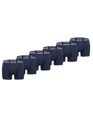 Levis Herren Boxershorts REPEAT LOGO BOXER Unterwäsche Pants 6-er Pack