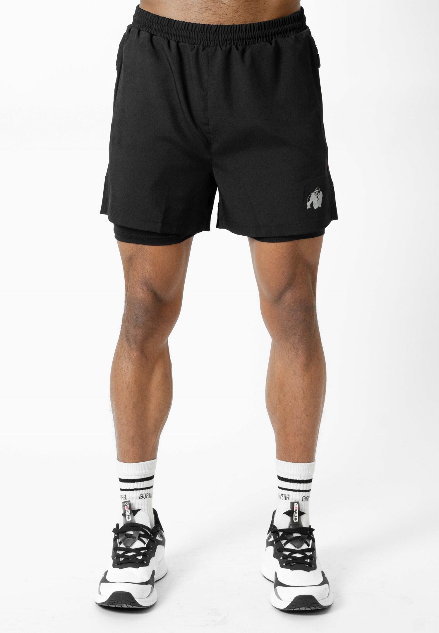 Lowell 2-In-1 Pantaloncini - Nero 6/6