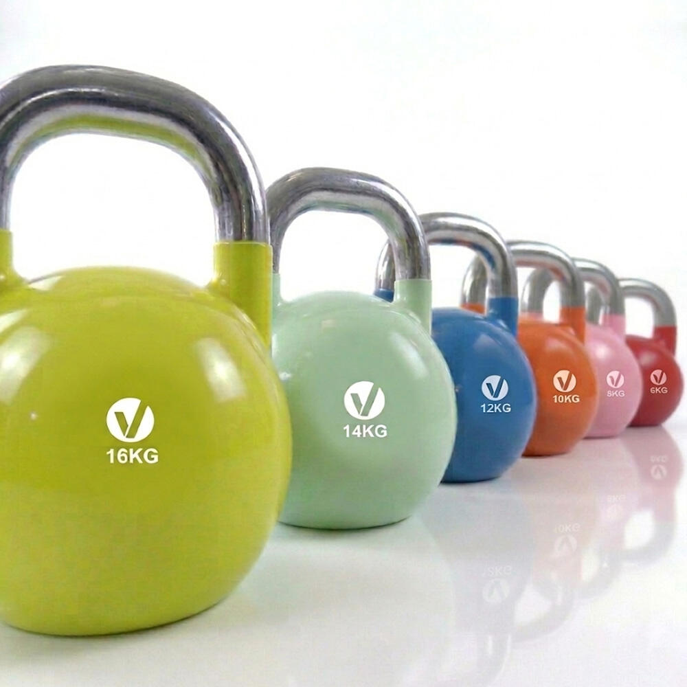 Set de Kettlebells de Competición de 6 a 16 kg Viok Sport - Acero Profesional 2/3