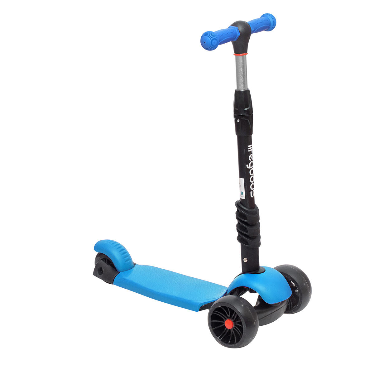 Trottinette enfant - siege reglable - roues lumineuses - MultiRider - bleu 3/5