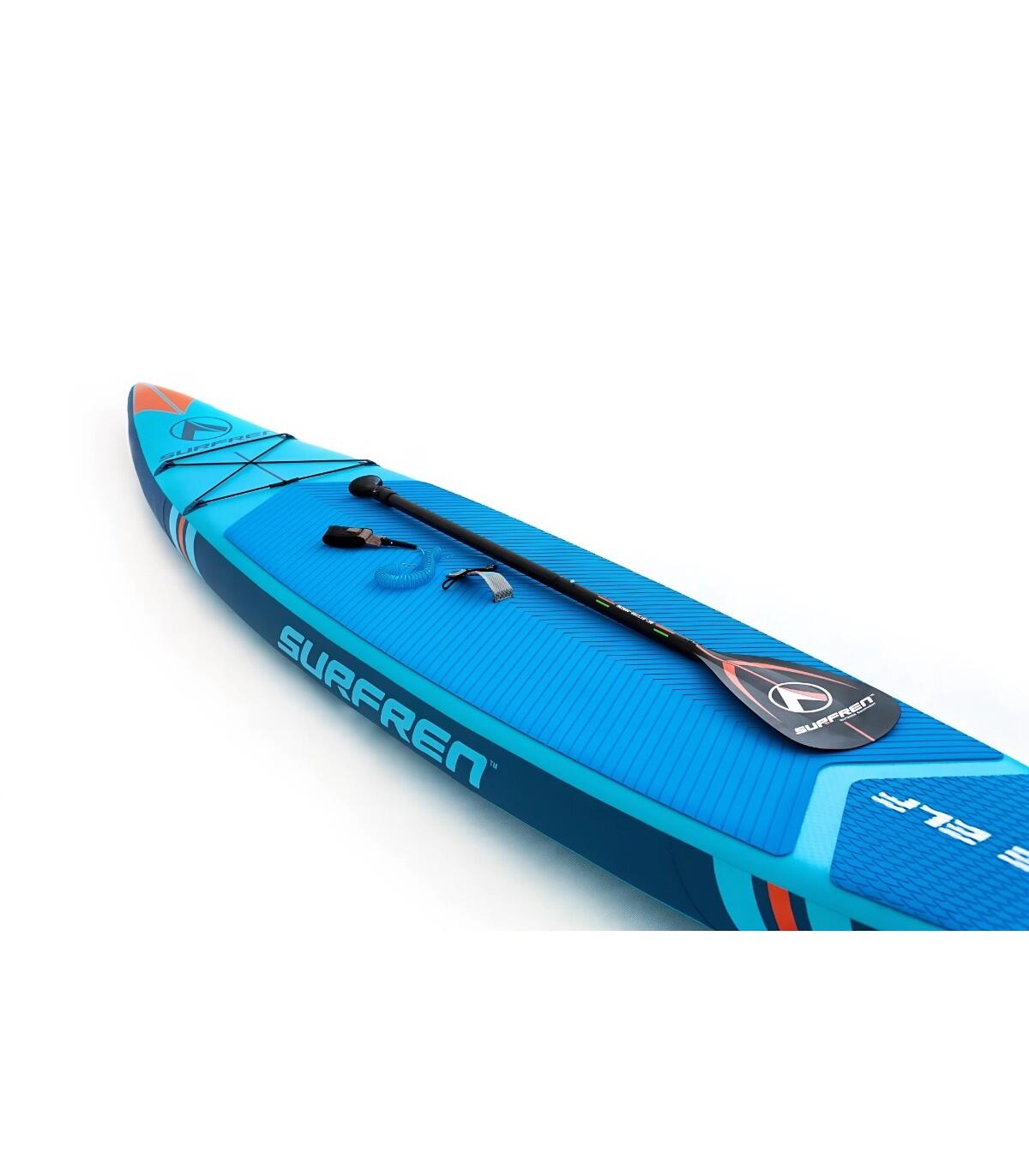 Prancha SUP insuflável race SURFREN Blue Elf 12'6" – pack stand up paddle 4/6