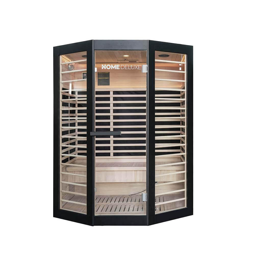 Cabine infrarouge NERO XL - 190 x 155 cm pour 3 personnes 1/7