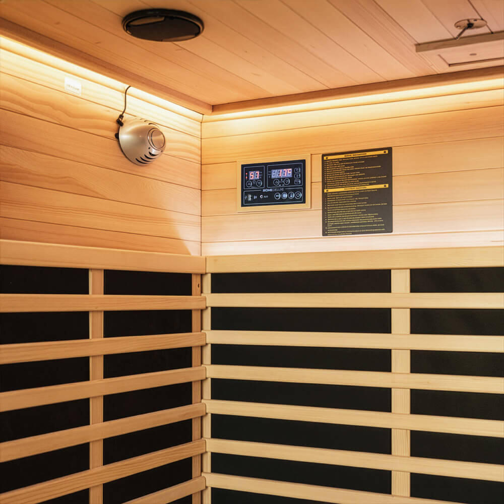 Cabine infrarouge NERO XL - 190 x 155 cm pour 3 personnes 5/7