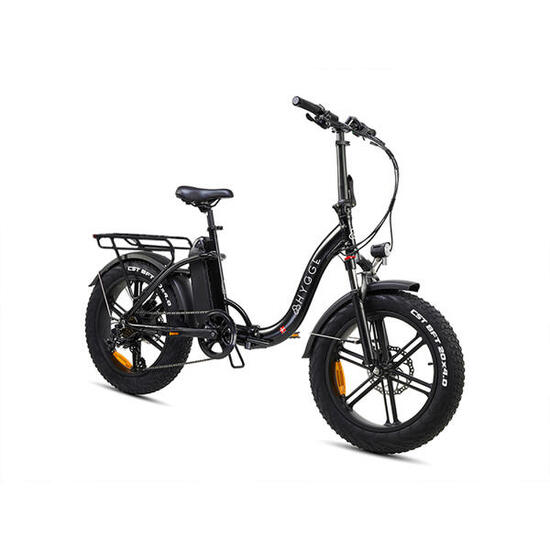 Vester Step 2026 - 48V 14Ah dikke band opvouwbare elektrische fiets - Onyx zwart