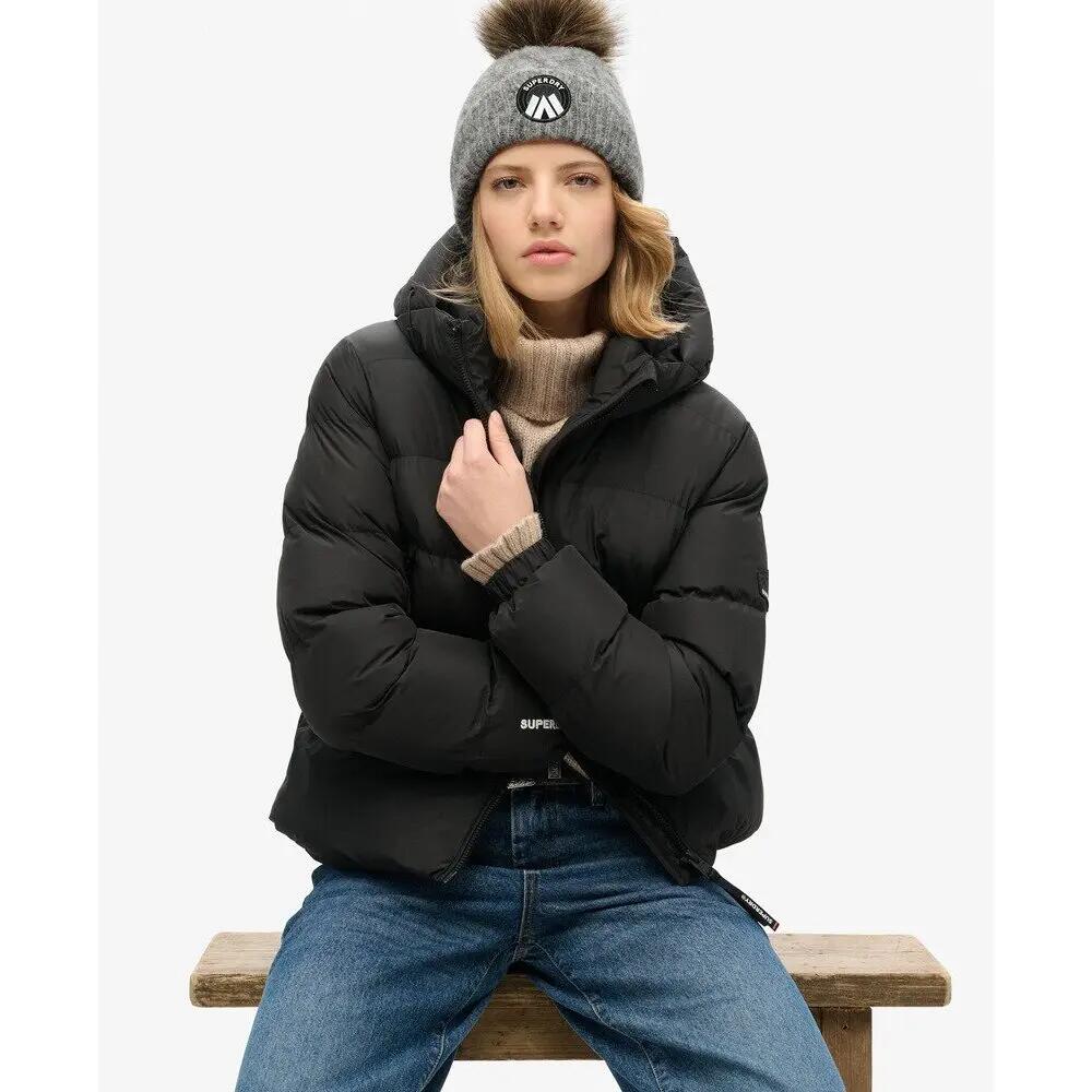 Bonnet en tricot torsadé femme Superdry Luxe 2/3