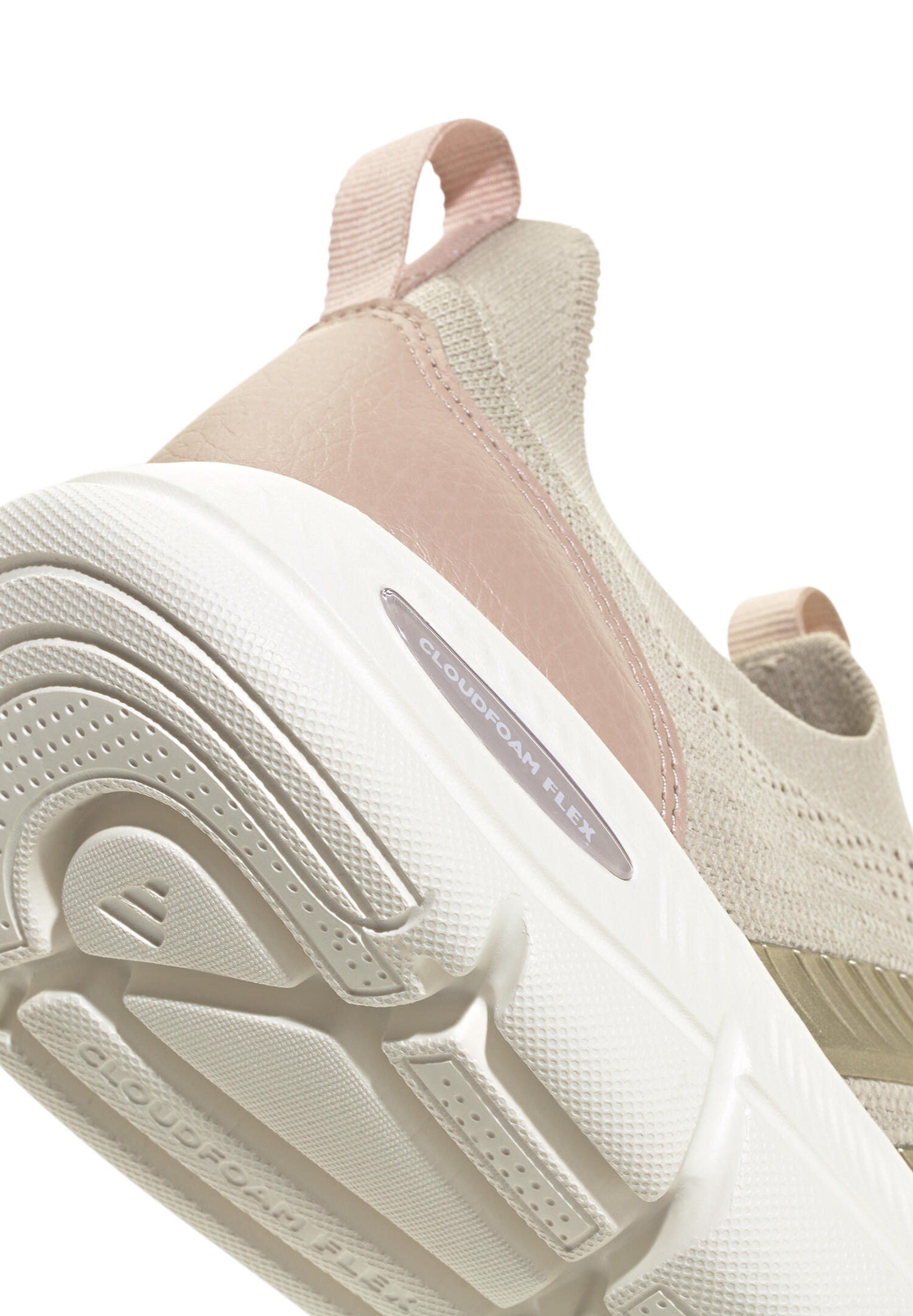 Adidas Damen CLOUDFOAM FLEX - SOCK Frauen Sneaker HQ4945 Beige 6/7