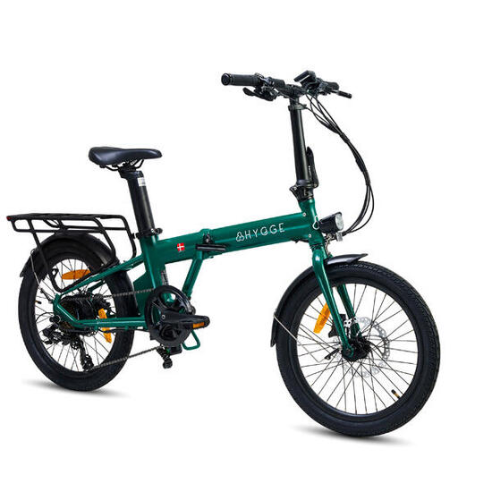 Virum 2026 - Vélo Électrique Ultra-Léger Pliant 36V 10Ah - Vert